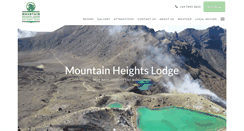 Desktop Screenshot of mountainheights.co.nz